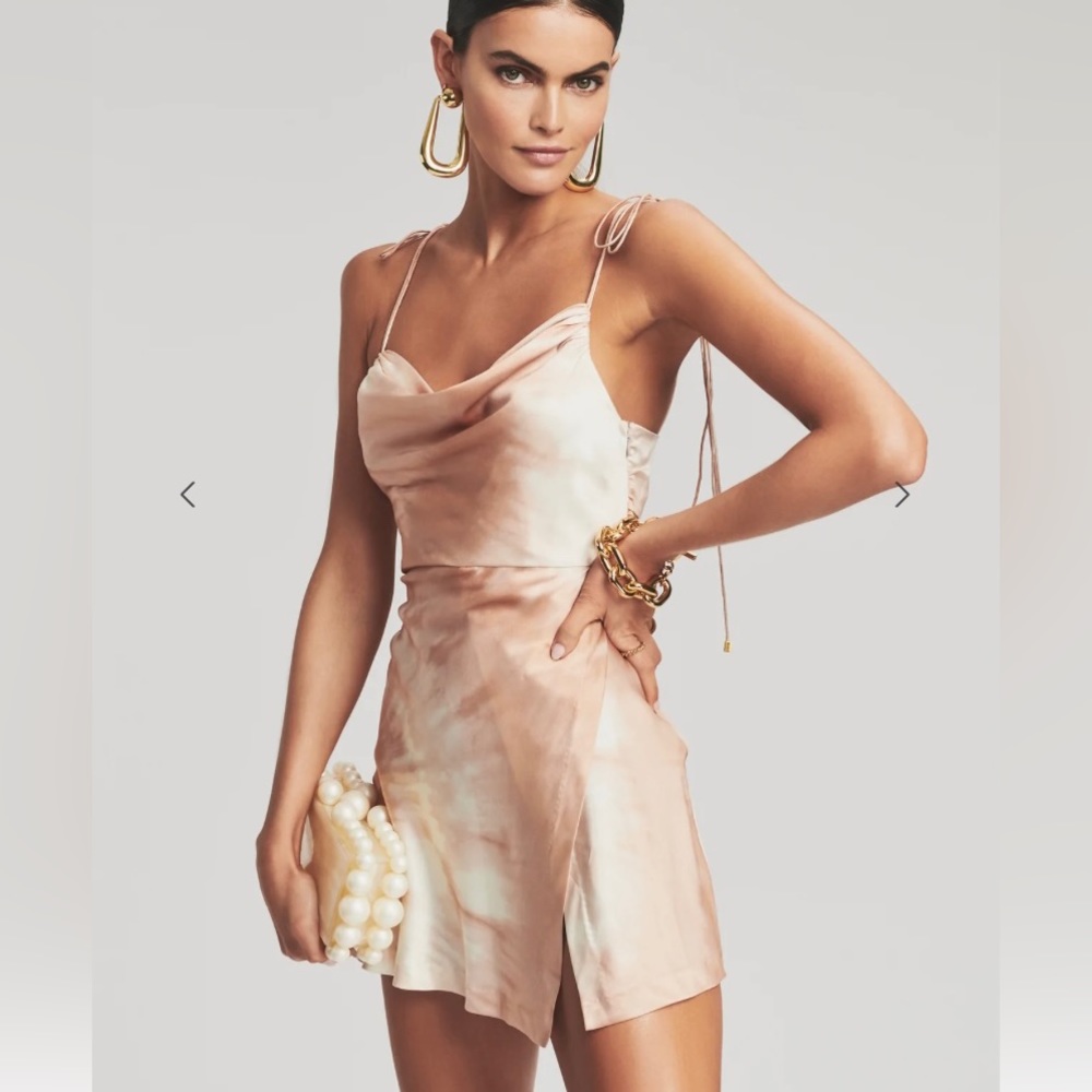 Retrofete silk mini dress